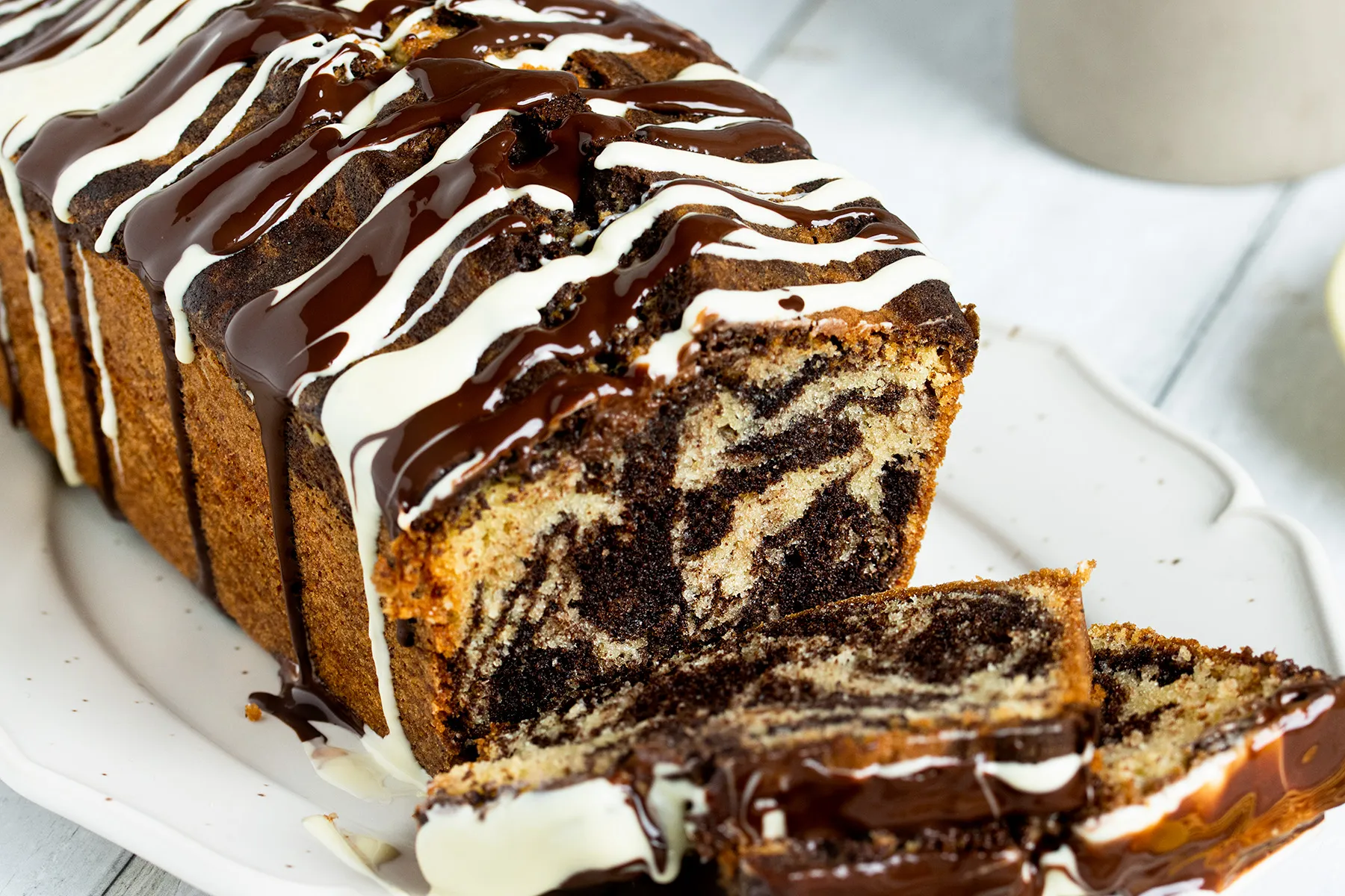 Marmorkuchen als leckeres Paket versenden