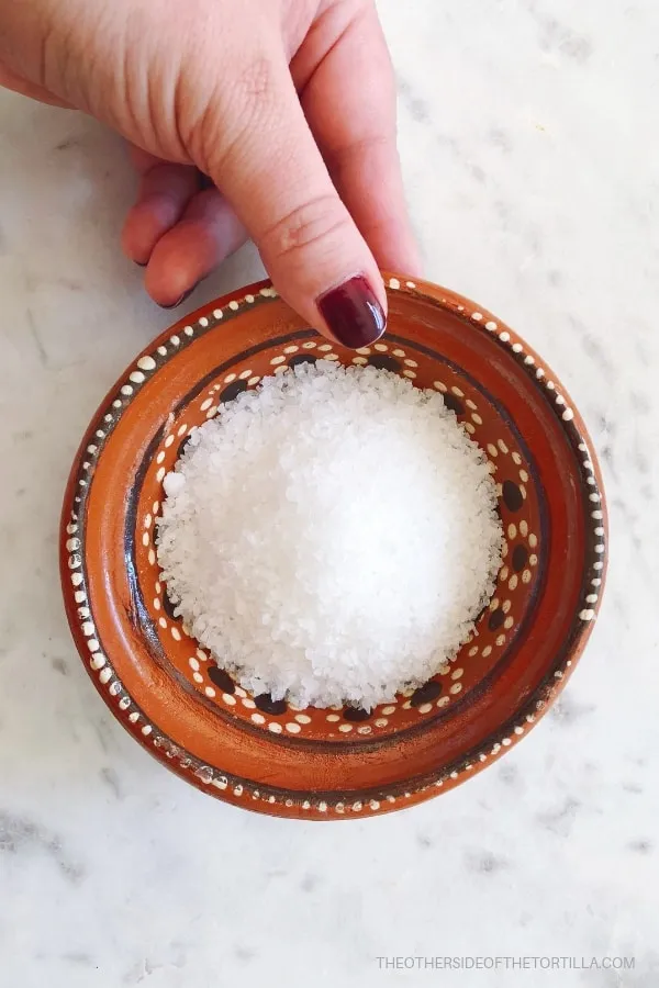 Meersalz, ein wichtiger Bestandteil für Suero