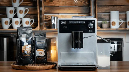 Melitta Vollautomat mit zwei Bohnenfächern