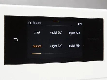 Miele Waschmaschine mit intuitiver Touch-Bedienung