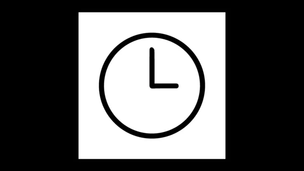 Minute minder symbol graphic