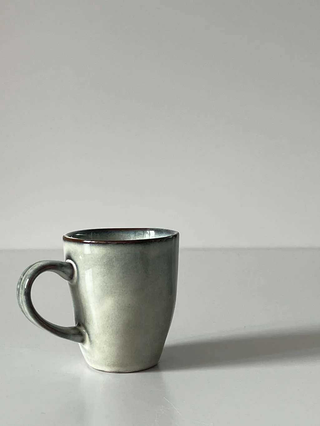 Mio Senseo Tasse in Grau mit Henkel