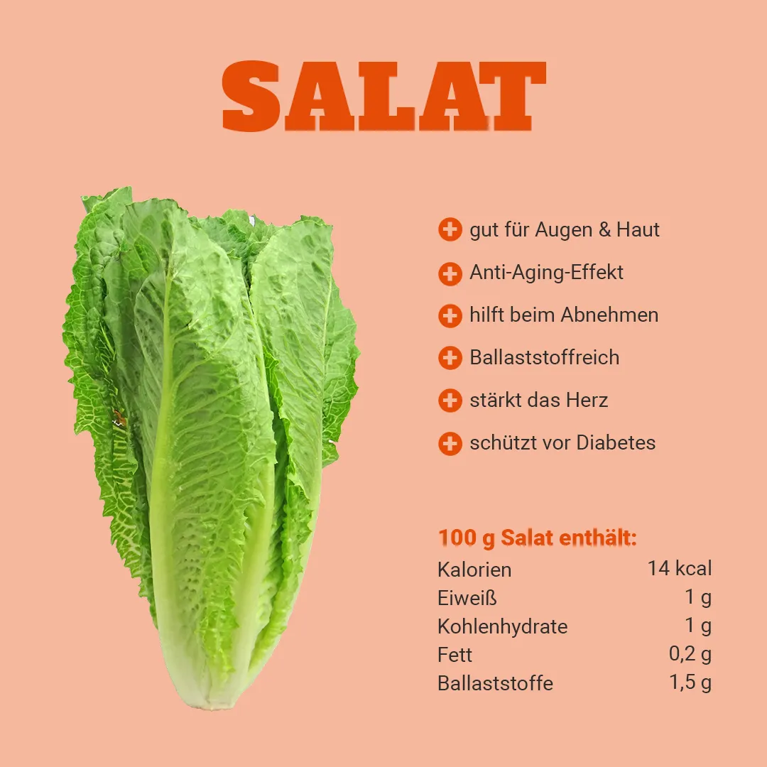 Mit Salat abnehmen