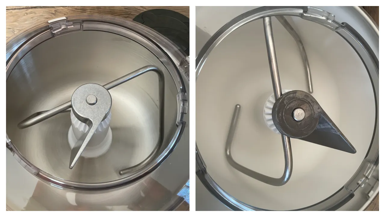 Mixer-Schüssel Neu vs. Alt