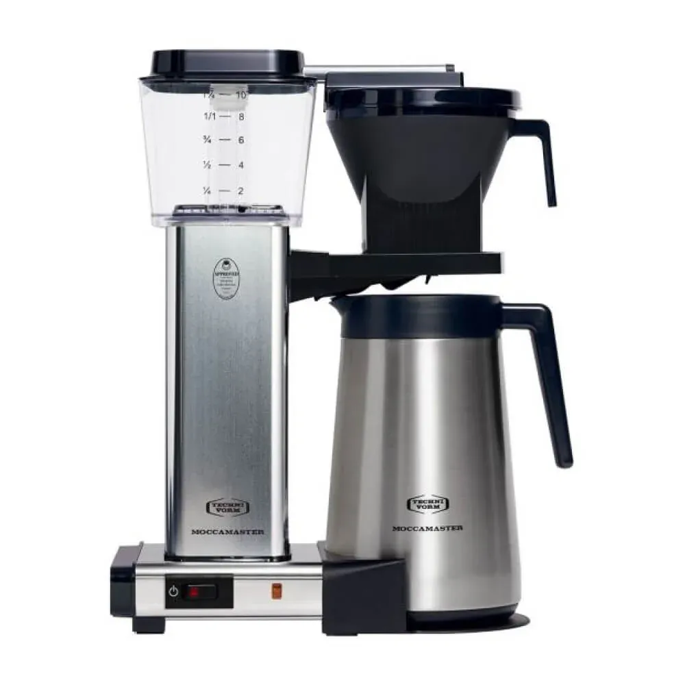 Moccamaster KBGT 741 – Filterkaffeemaschine aus poliertem Aluminium