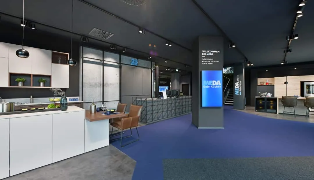 Modernes Küchenstudio im meda.store Mülheim