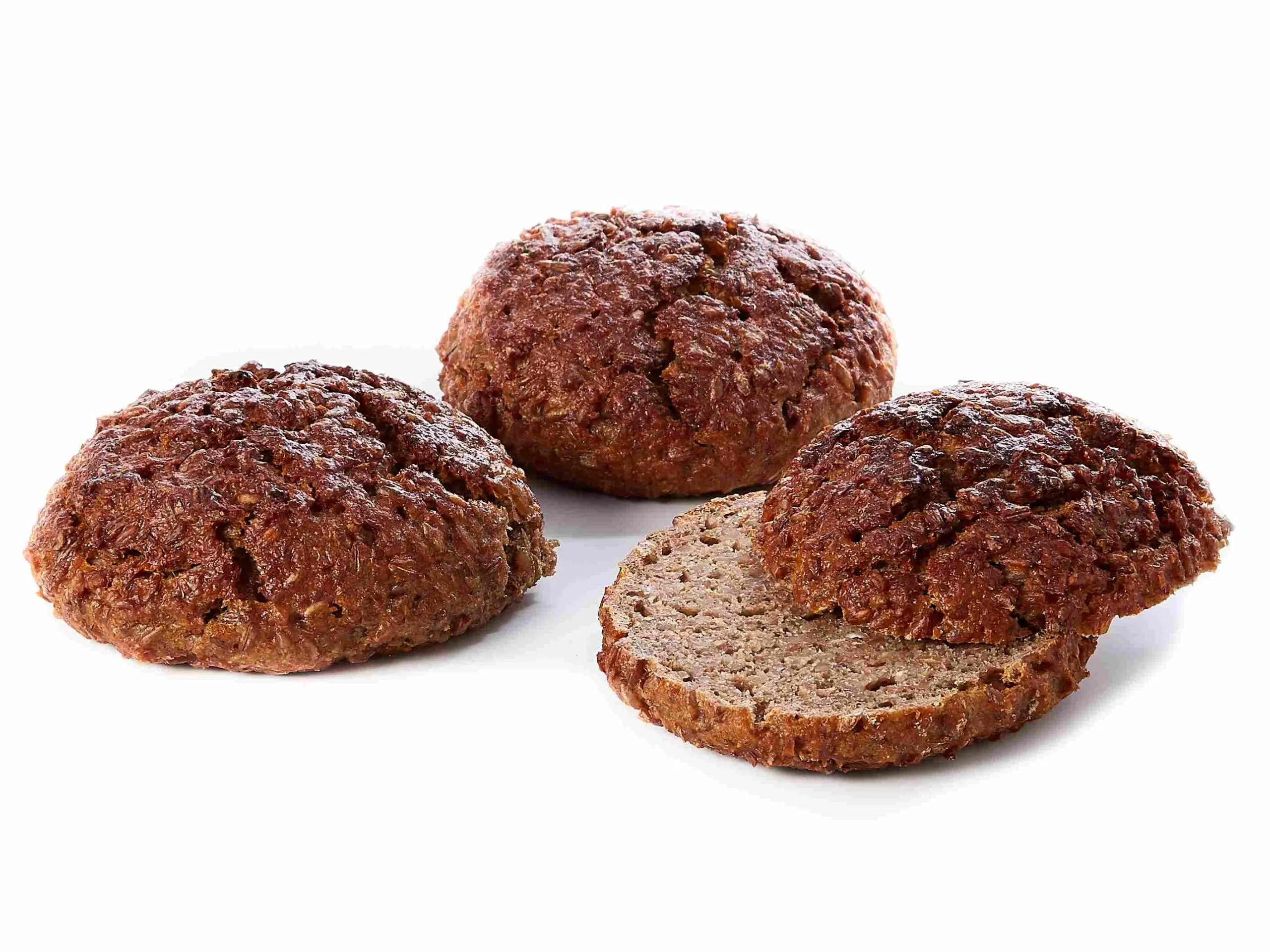 Nahrhaftes Bio-Vollwert-Roggenschrotbrötchen