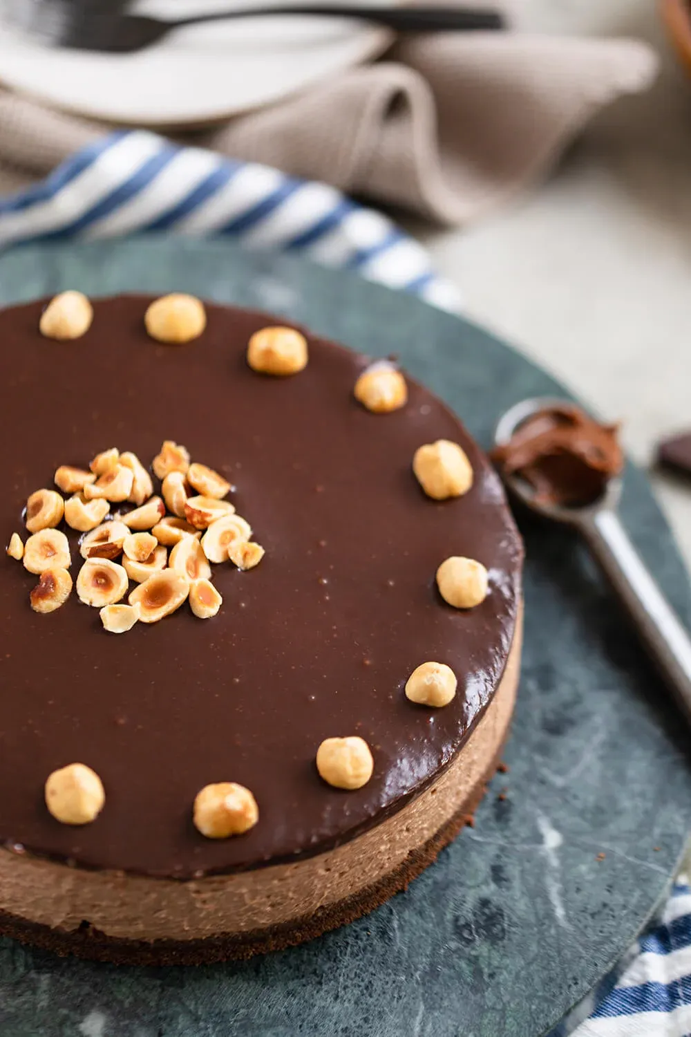 Nutella-Cheesecake ohne Backen