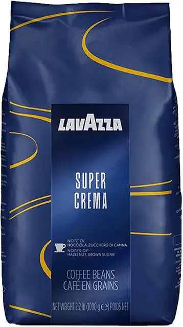 Packung Lavazza Super Crema Kaffeebohnen