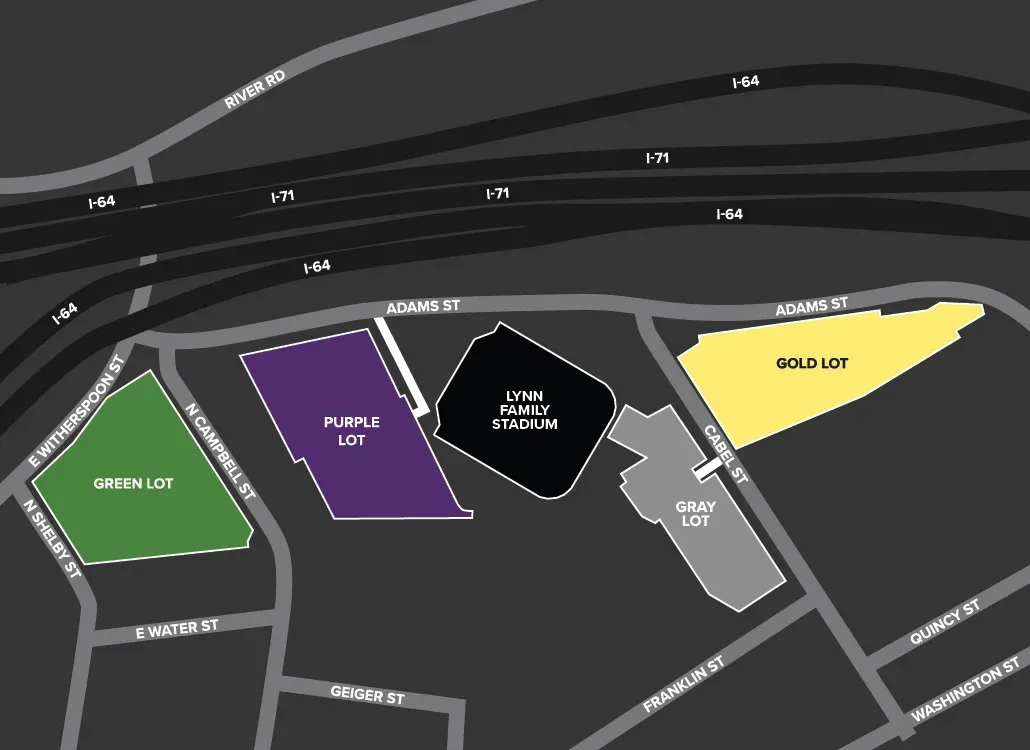 Parkplan des Lynn Family Stadium