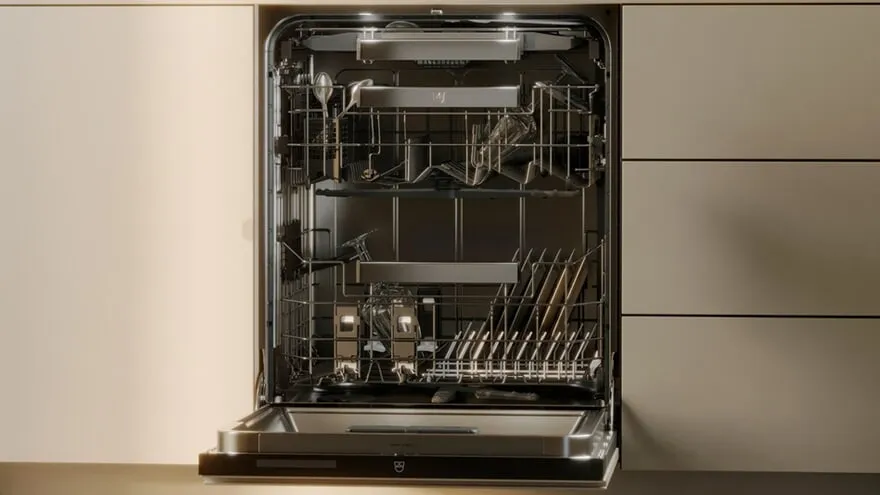 Patentierte Geschirrkörbe des V-ZUG Geschirrspülers mit flexiblen Einstellungsmöglichkeiten