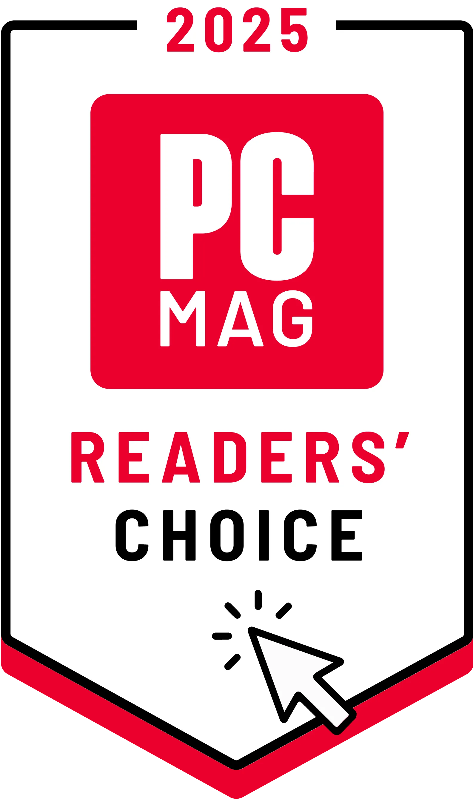 PCMag Readers' Choice Award vertikal