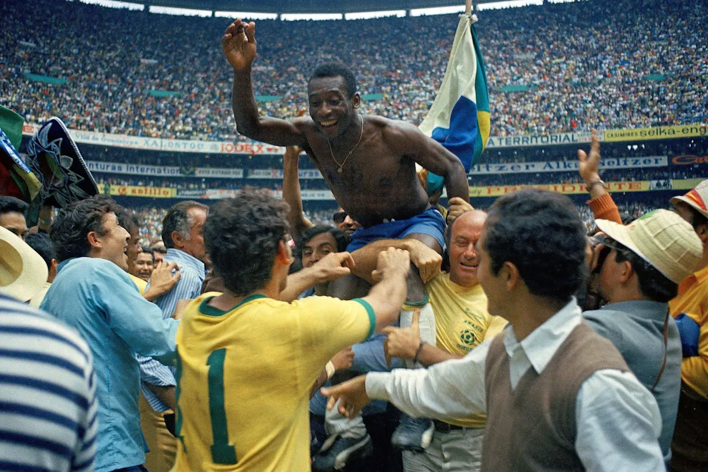 Pelé ist eine der inspirierendsten Figuren des Fußballs.