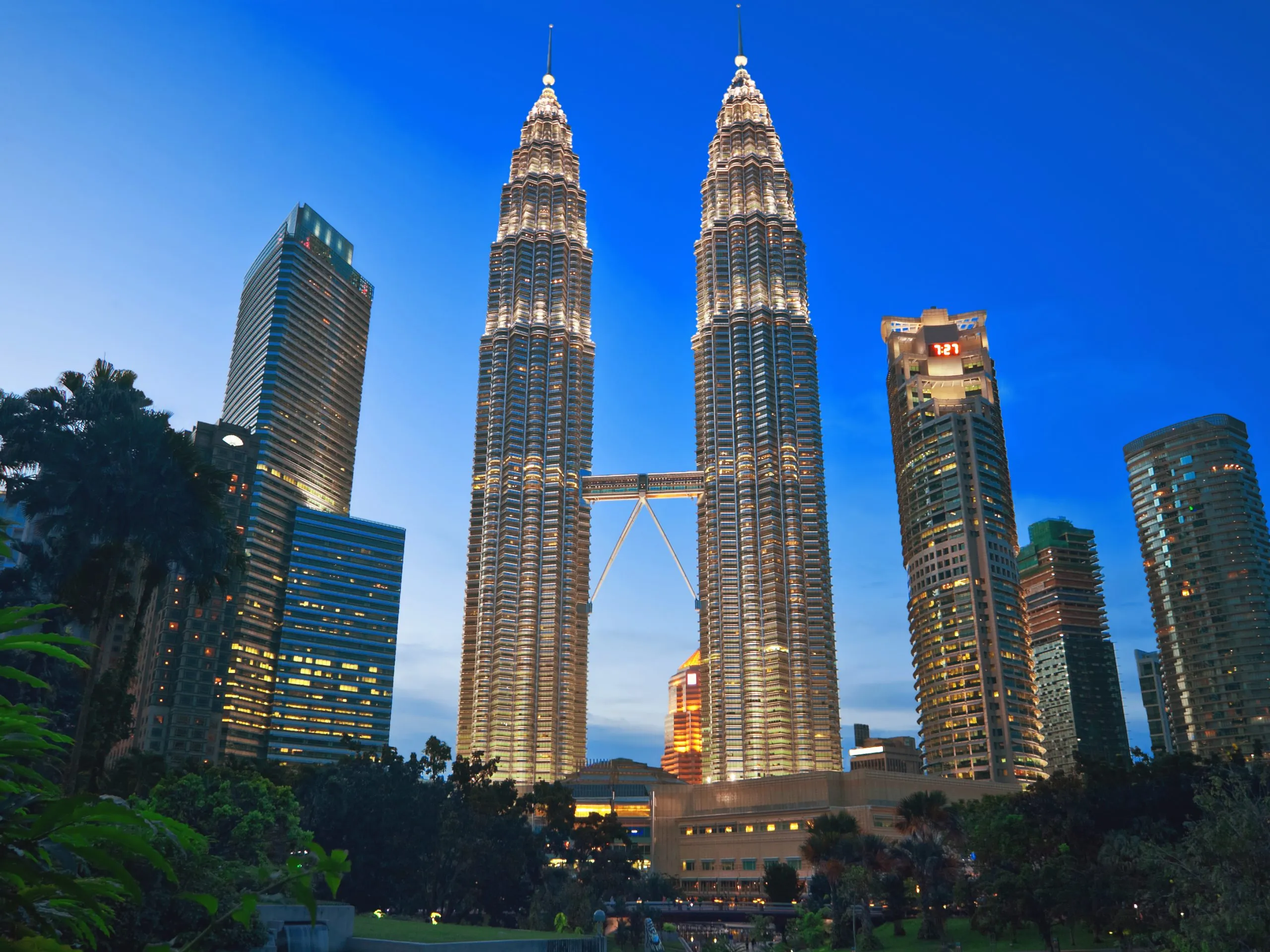 Petronas Towers in Kuala Lumpur, Malaysia