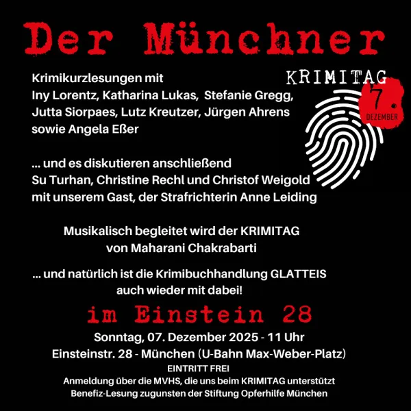 Plakat Krimitag München 2025