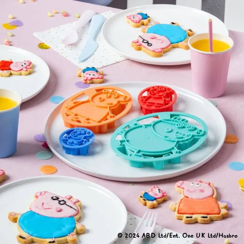 Präge-Ausstecher Peppa & ihre Familie