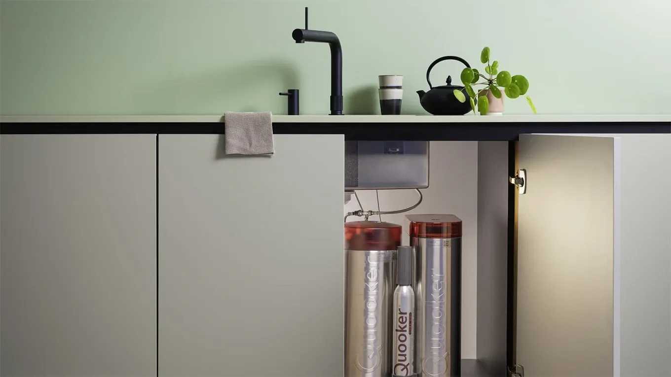 Quooker System im Spülenunterschrank