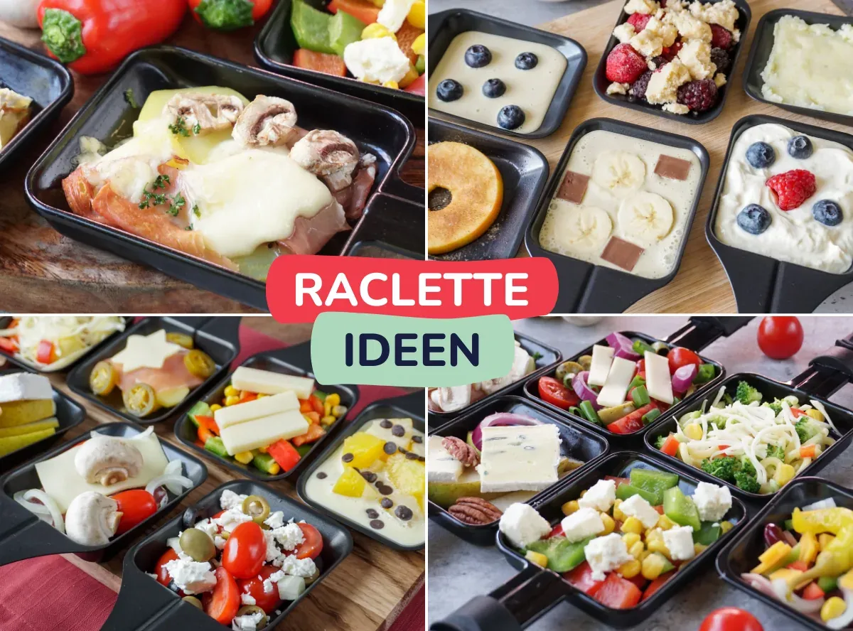 Raclette - Zutatenliste & Kombinationen
