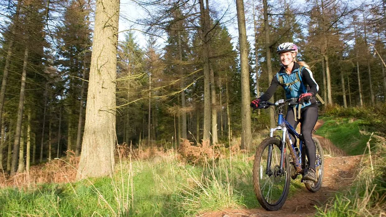 Radfahren in der Natur