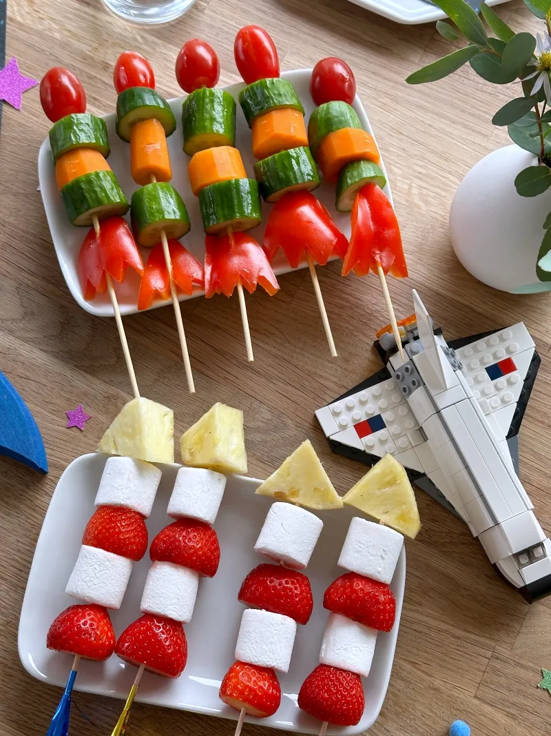 Raketen-Spiesse Kindergeburtstag