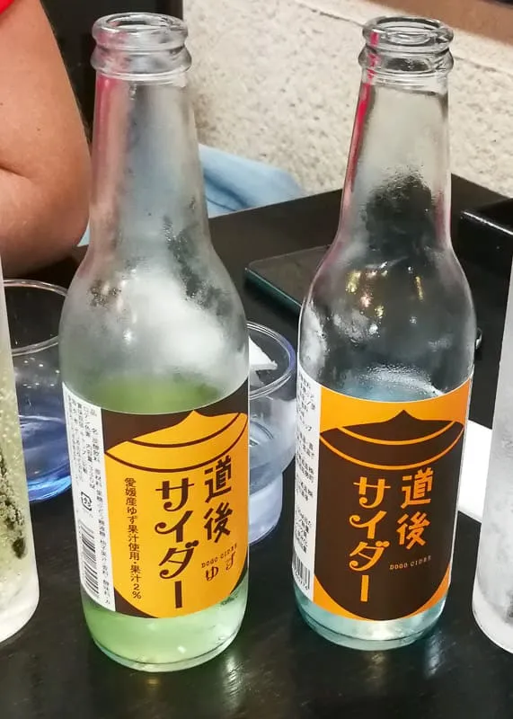 Regionale Cider-Sorte in Matsuyama