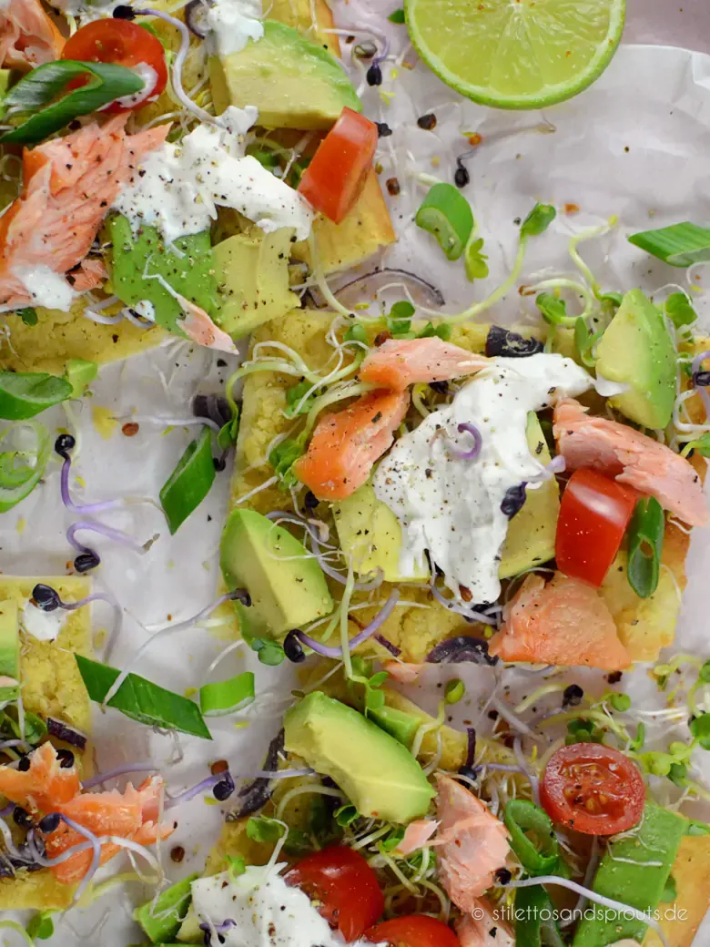 Rezept für gesunden Flammkuchen