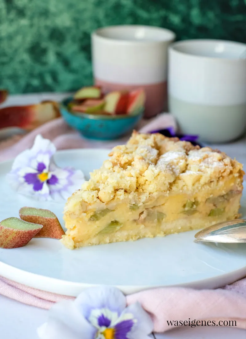 Rhabarberkuchen mit Pudding von was eigenes