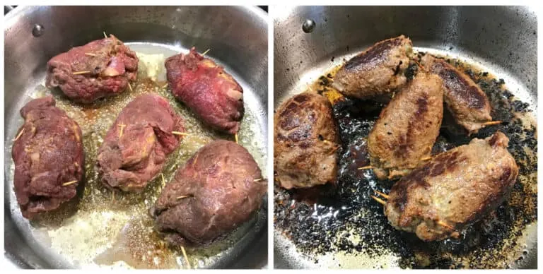 Rindfleisch anbraten