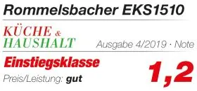 Rommelsbacher Espresso Maschine EKS 1510 in Edelstahloptik