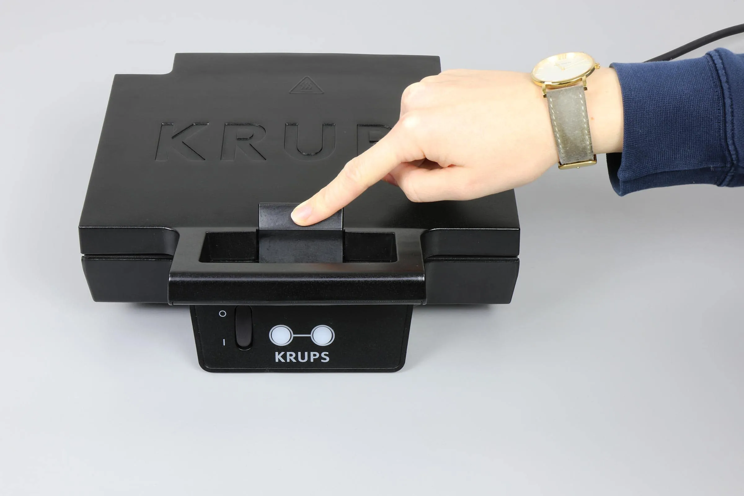 Sandwichmaker Test: Sandwichmaker Krups Hand