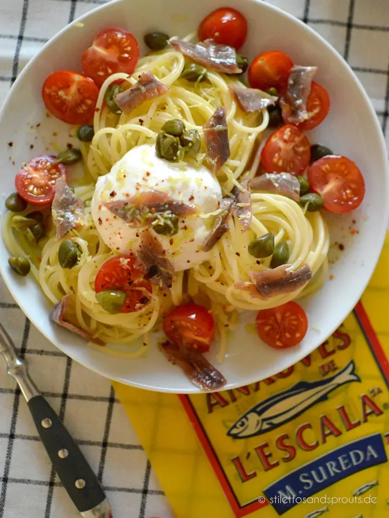 Sardellenpasta schnell und gesund