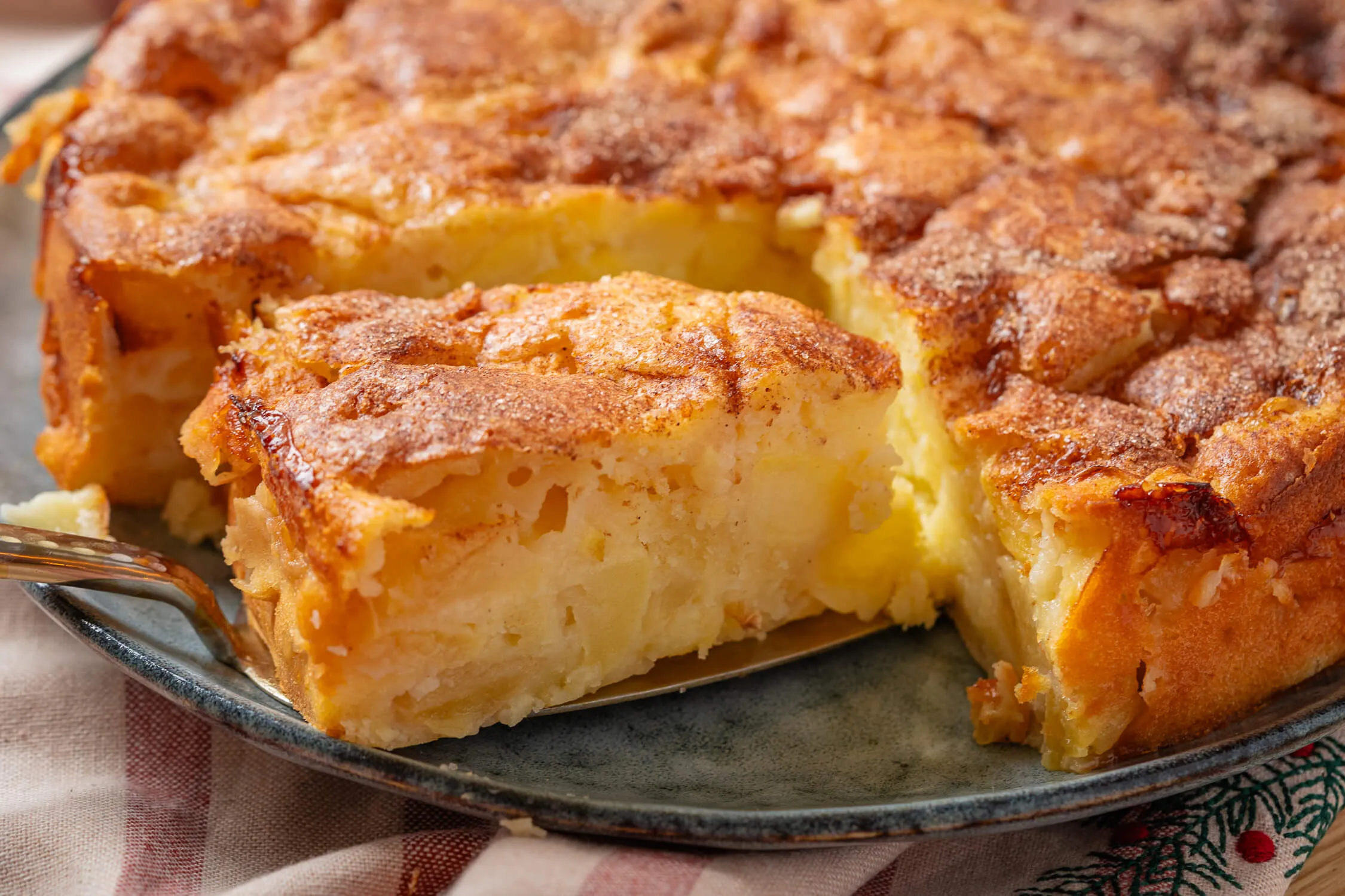 Schneller Apfelkuchen aus der Springform