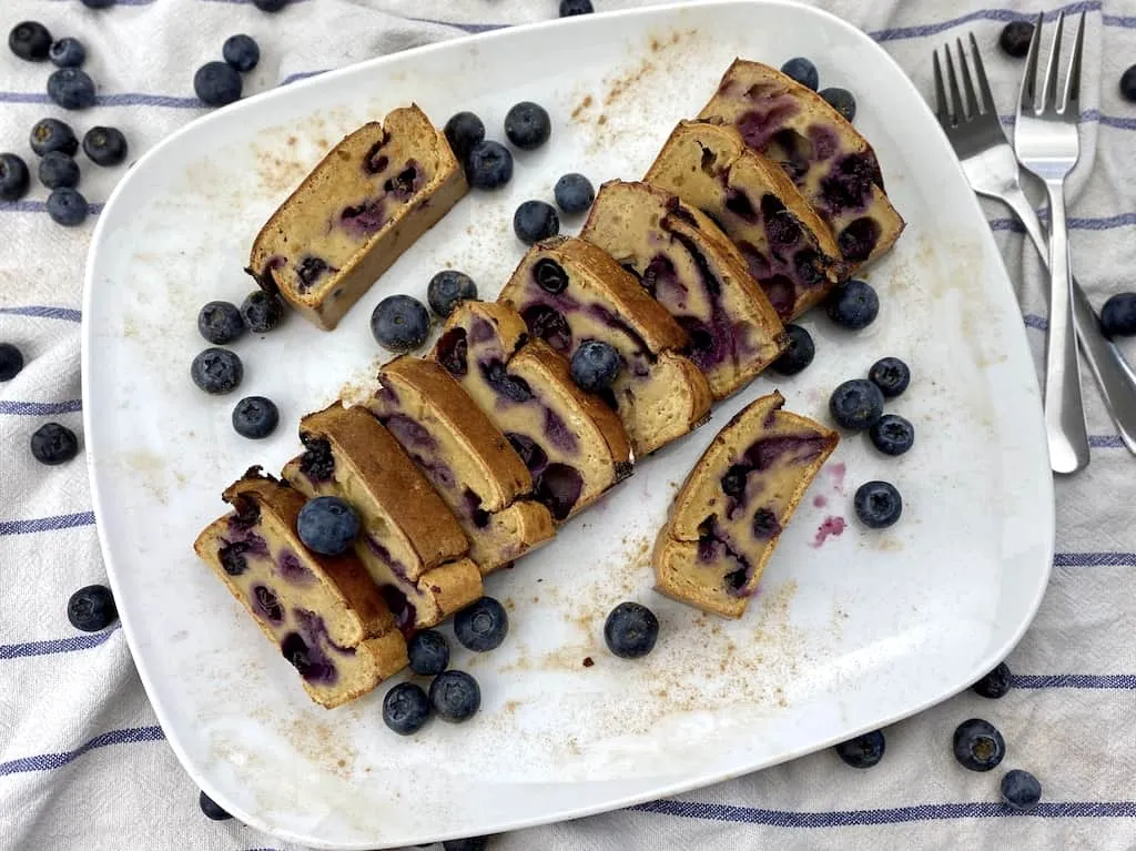 Schneller Blaubeerkuchen