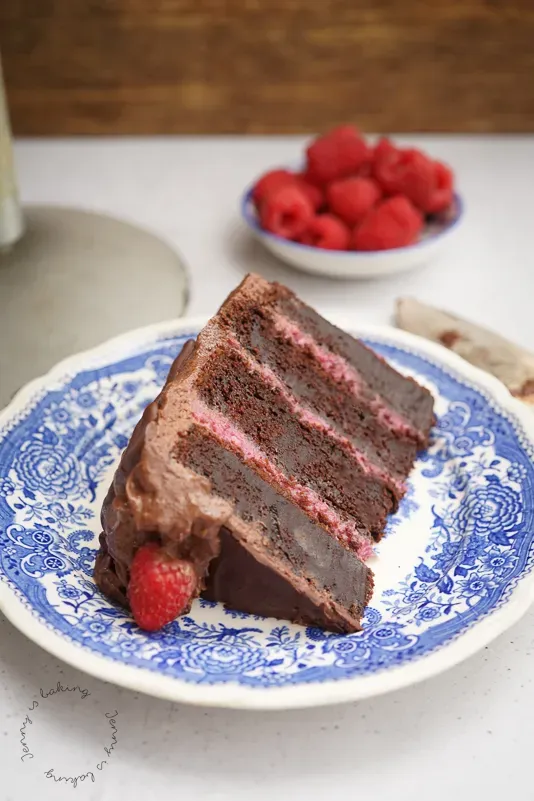 Schokotorte mit Himbeercurd
