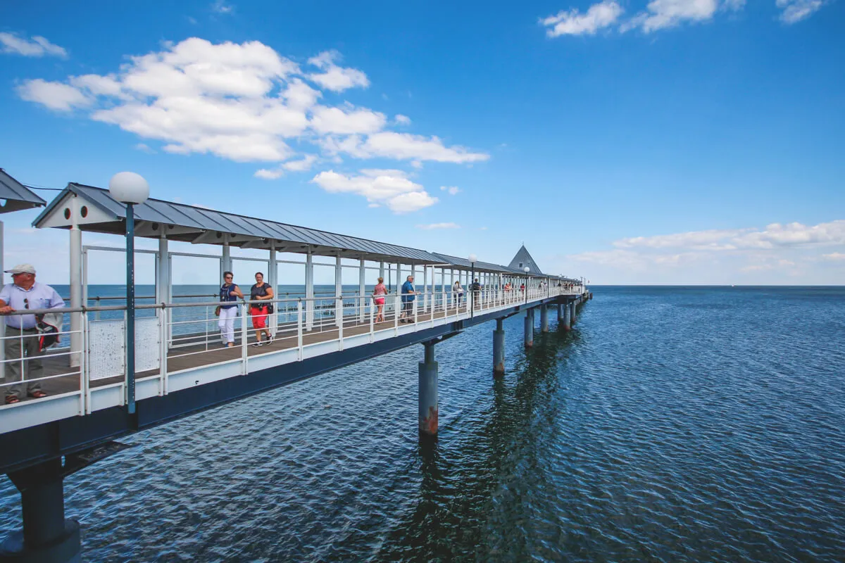 Schöne Seebrücke im Kaiserbad Bansin