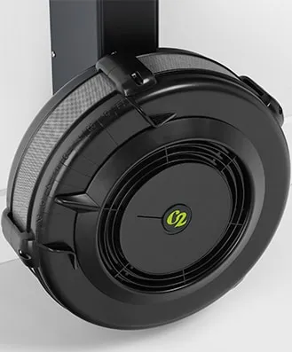 Schwungrad und Dämpfer des Concept2 SkiErg