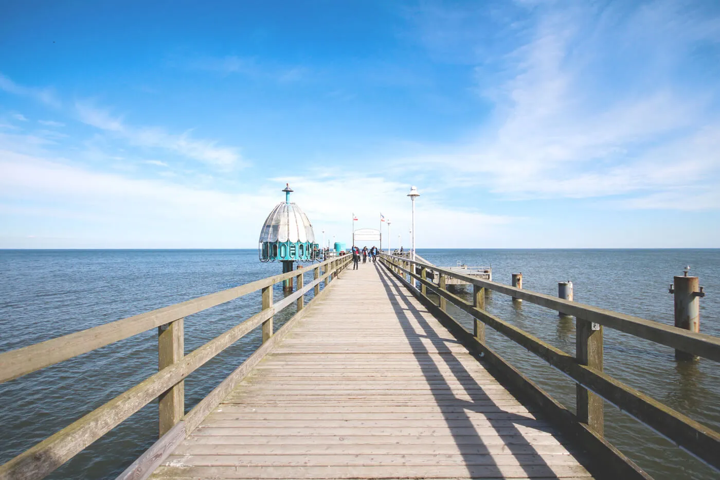 Seebrücke in Zinnowitz mit Tauchgondel