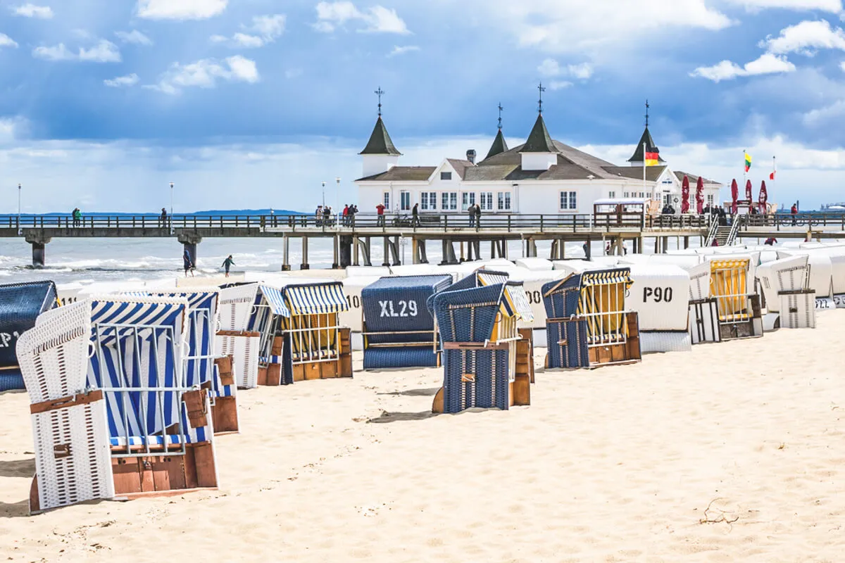 Seebrücke und Pier im Ostseebad Ahlbeck