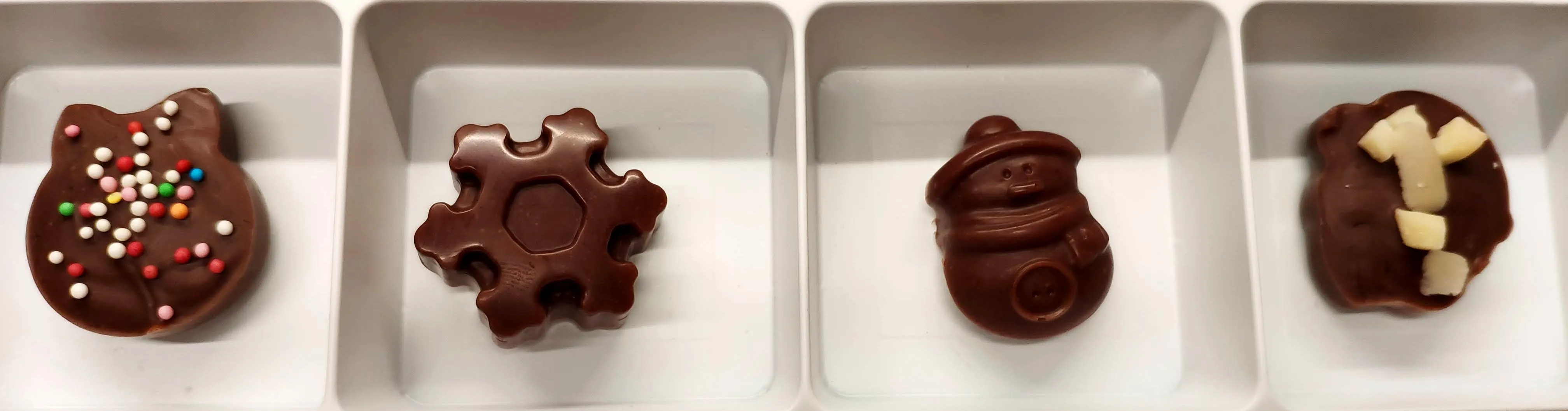 Selbstgemachte zuckerfreie Schokolade