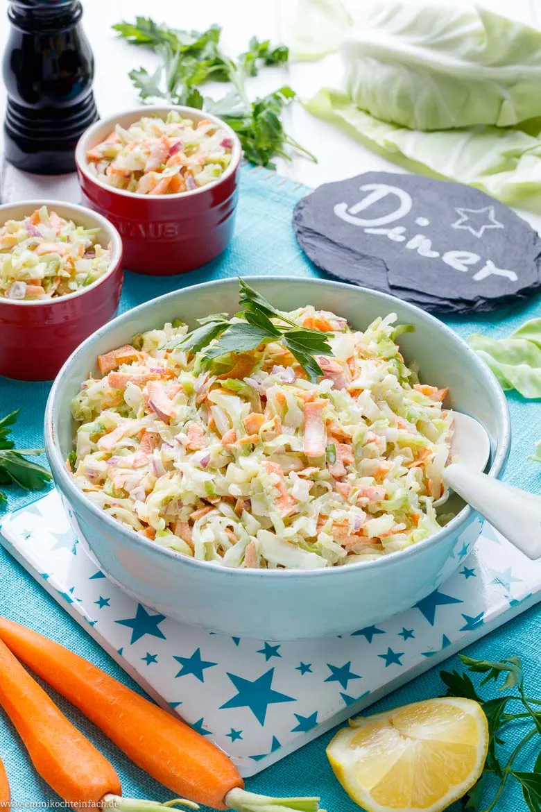 Selbstgemachter Coleslaw: Schnell und einfach