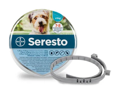 Seresto Zeckenhalsband für Hunde zum Schutz vor Parasiten