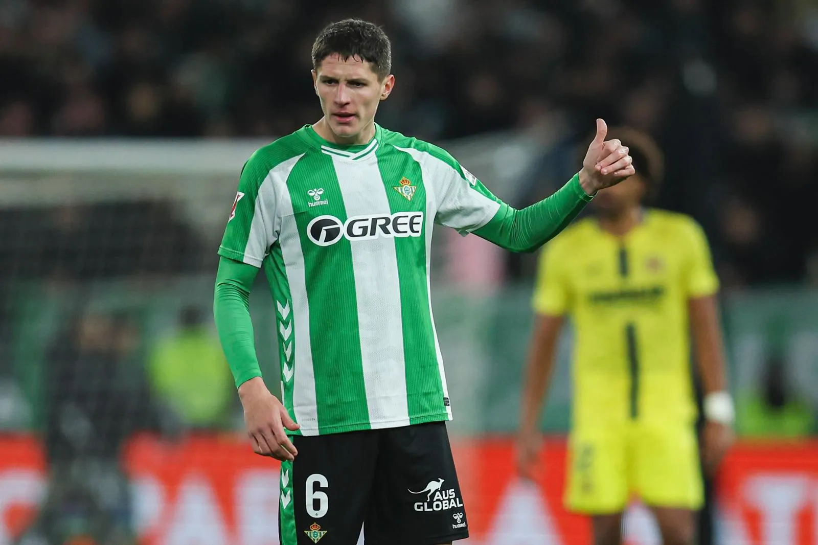 Sergi Altimira im Spiel von Real Betis gegen Villarreal CF
