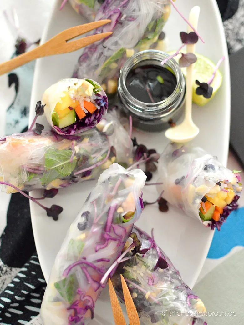 Sommerrollen Rezept vegan und gesund