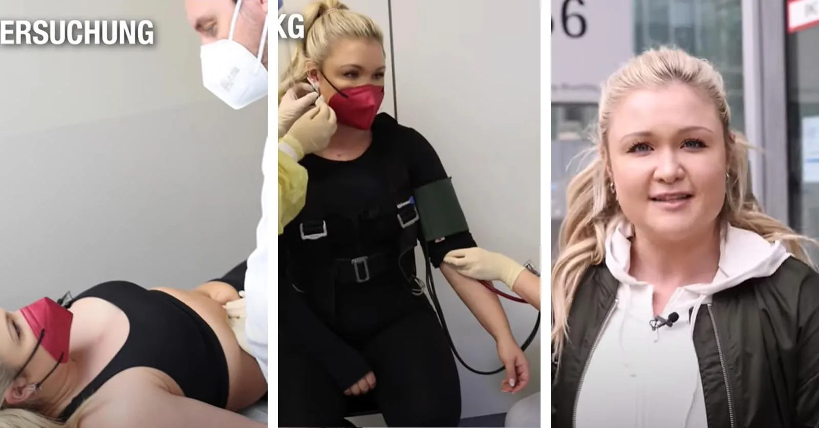 Sophia Thiel bei einem Arzt-Check-up