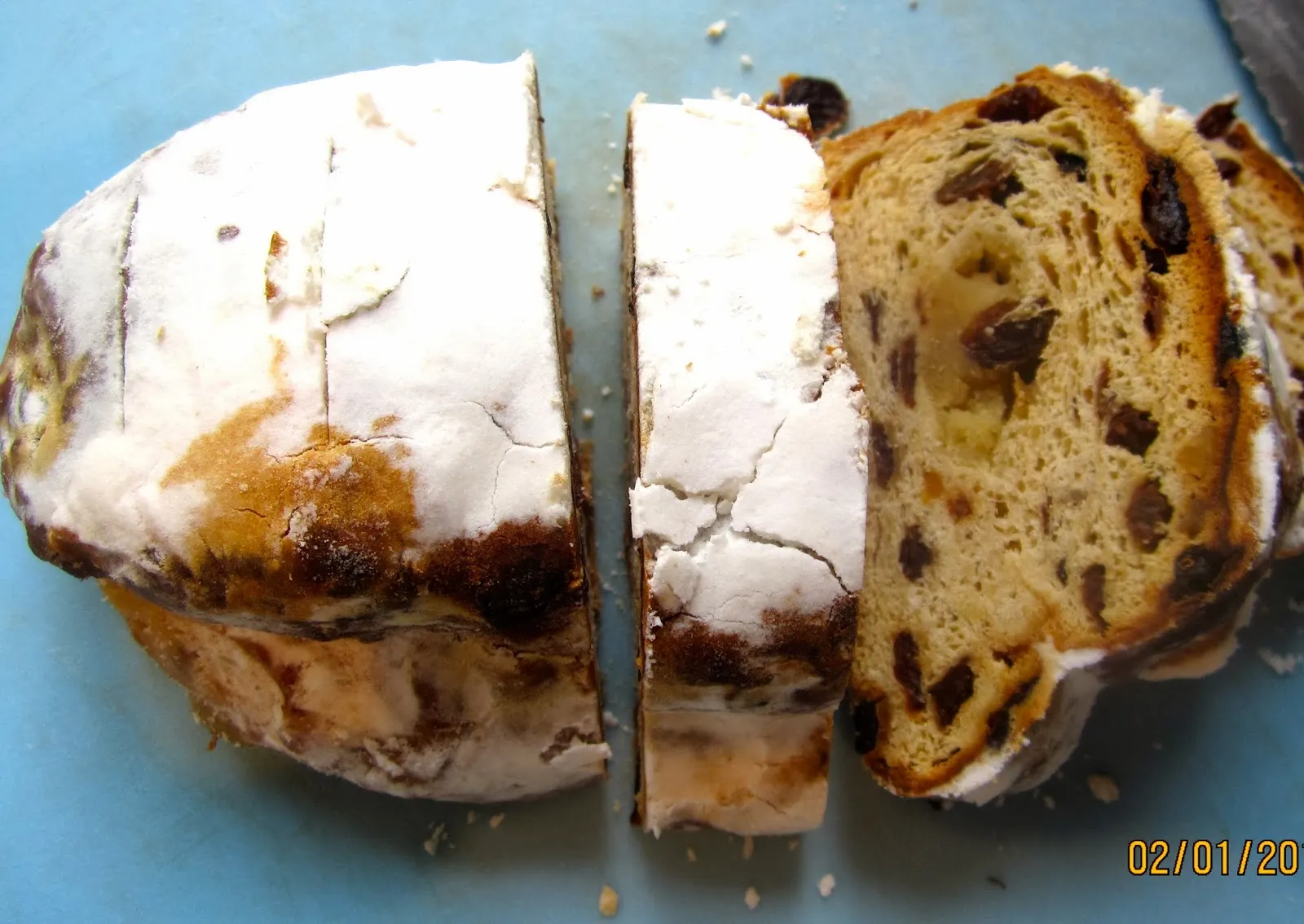 Stollenreste bereit zur Wiederverwertung