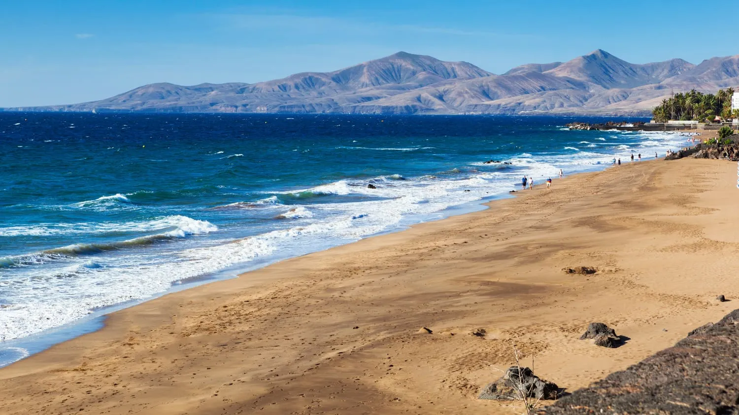 Strand Puerto del Carmen auf Lanzarote