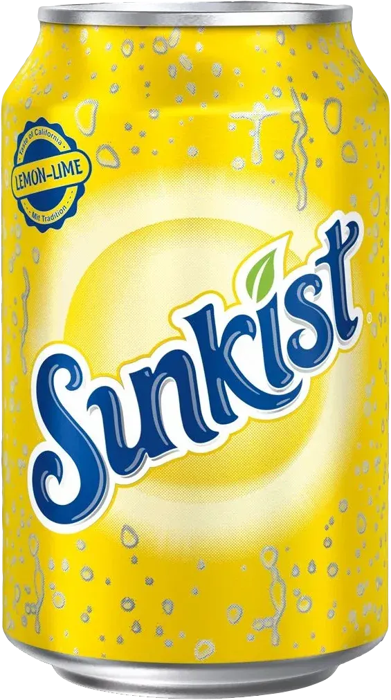 Sunkist Citrus Zitrone-Limette Dose mit frischen Früchten