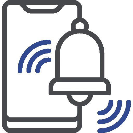 Symbol für Push-Benachrichtigungen