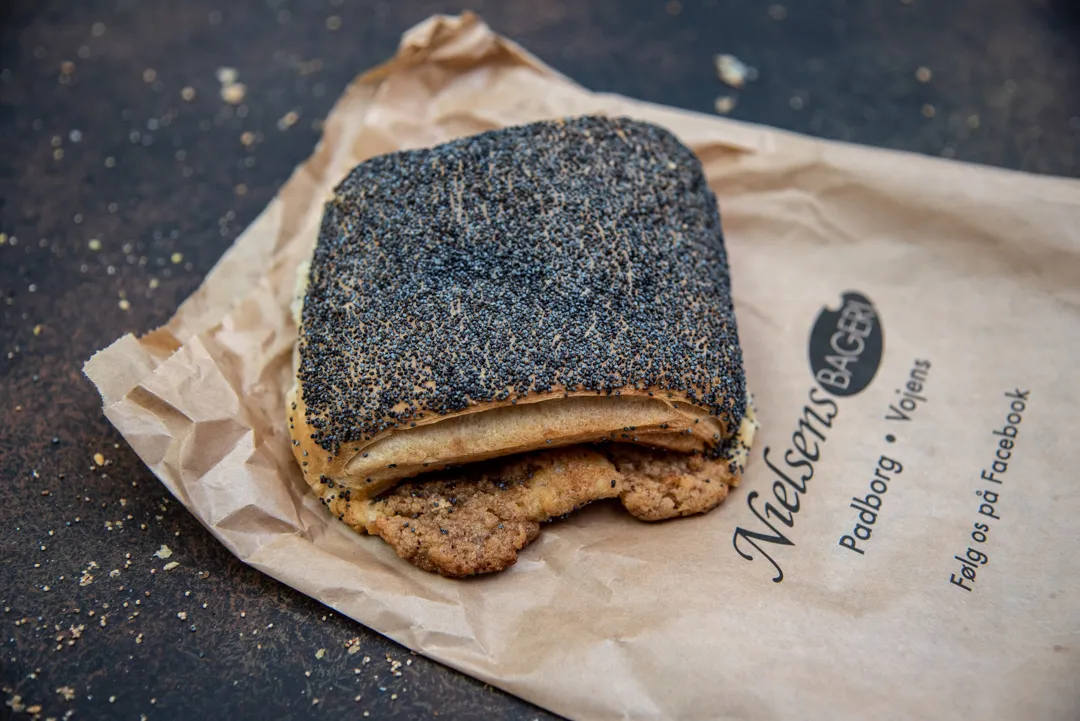 Tebirkes – Dänisches Plunderteilchen mit Mohn und Marzipanfüllung