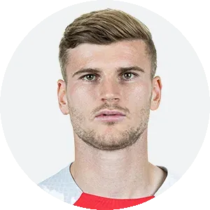 Timo Werner vor einem Spiel für RB Leipzig